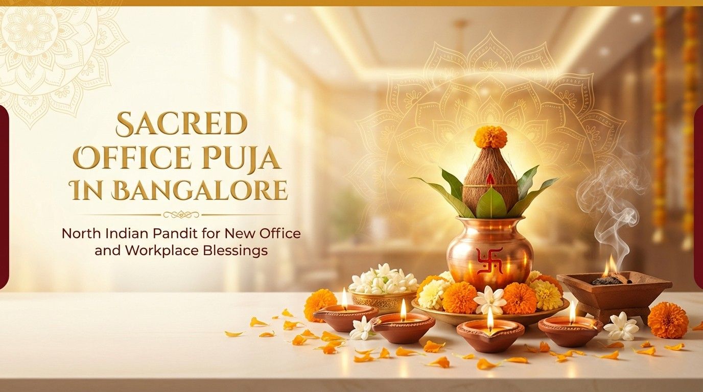 Commercial space blessing ceremony in Bangalore